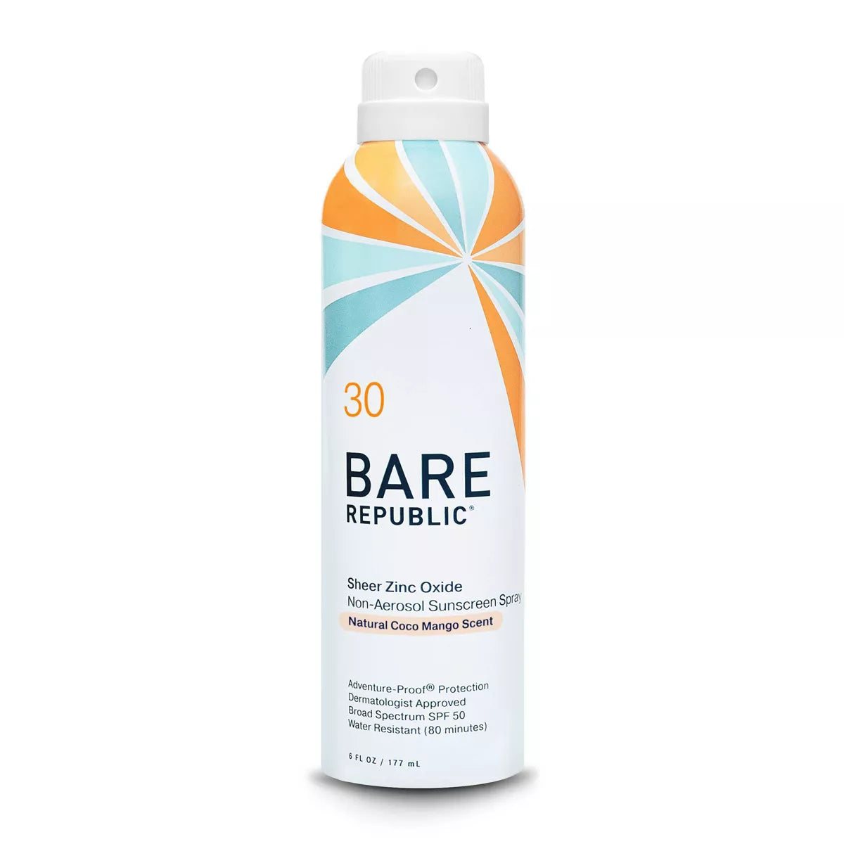 Bare Republic Coco Mango Mineral Spray - SPF 30 - 6 Fl Oz