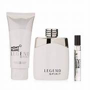 Mont Blanc Legend Spirit 3pc Gift Set 100ml Eau De Toilette, 7.5ml Eau De Toilette, 100ml Shower Gel