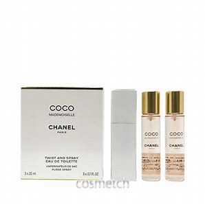 Chanel COCO Mademoiselle Twist And Spray Eau De Toilette 3x20ml