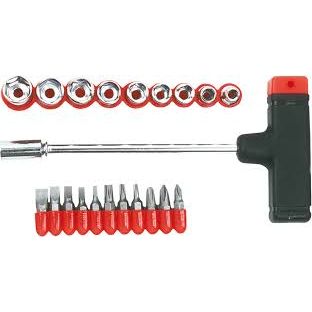 Telstar T-Handle Socket Screwdriver & Bits Set21Pcs