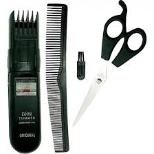 Essential Living Barber Trimmer Set 4Pc