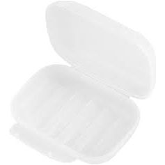 Wee's Soap Dish -Clear 2Pc
