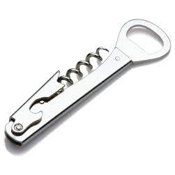 Wee's SS Bottle Opener/Corkscrew