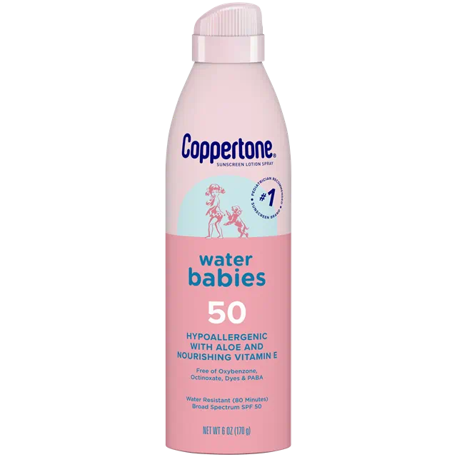 Coppertone Water Babies Hypoallergenic With Aloe And Nourishing Vitamin E SPF 50 6 OZ
