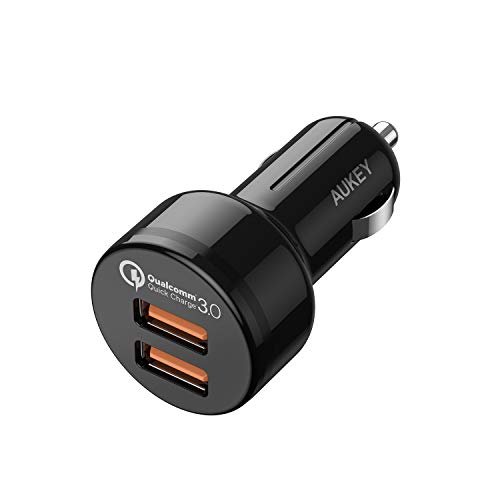 AUKEY 36W 2 Port Quick Charge 3.0 Car Charger - AGSWHOLESALE