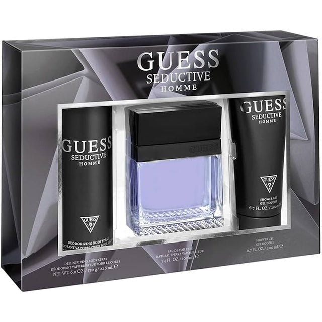 Guess Seductive Homme Gift Set Eau De Toilette - AGSWHOLESALE