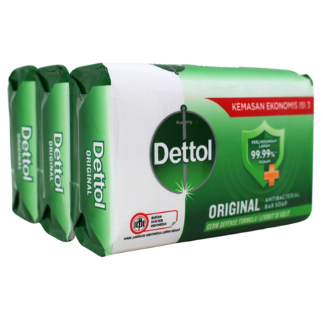 DETTOL BAR SOAP 3X100g - AGSWHOLESALE