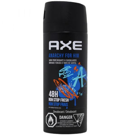 AXE SPRAY 150ML ANARCHY HIM - AGSWHOLESALE