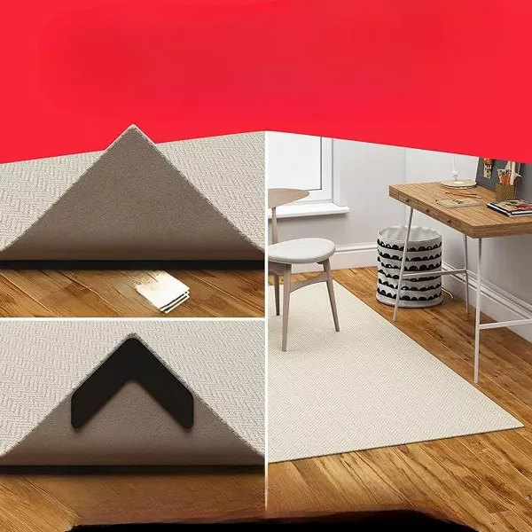 V Shape Design Rug Corner Gripper