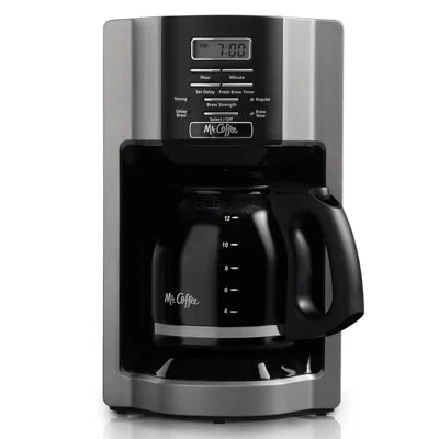 Mr. Coffee 12 Cup Programmable Coffeemaker With Rapid Brew