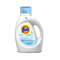 Tide Free & Gentle 17 Load 680ml Detergent