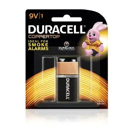 Duracell Coppertop Alkaline 9V-1