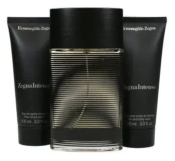 Ermenegildo Zegna Intenso 2pcs Gift Set, 100ml Eau De Toilette, 100ml After Shave Balm