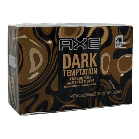 AXE BAR SOAP 4PK X 100G DARK TEMPTATION - AGSWHOLESALE