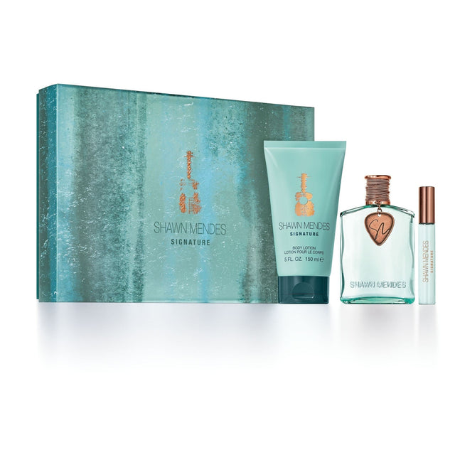 Shawn Mendes Signature Collection 3 Piece Gift Set, 100ml Eau De Parfum Spray, 10ml Rollerball, 150ml Body Lotion - AGSWHOLESALE