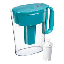 Water Filter 6-Cup Denali Water Pitcher Dispenser with Standard Water Filter - Teal