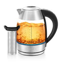 1.8L Rapid-Boil Kettle with Temperature Control and Tea Infuser - Stainless Steel