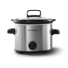 2qt Manual Slow Cooker - Stainless Steel