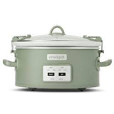 6qt Cook & Carry One Touch Programmable Slow Cooker Moonshine Green