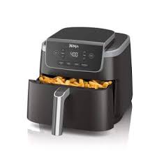 6-Qt Digital Window Air Fryer with 12 Presets & Guided Cooking Black ( Slightly Damaged Box)