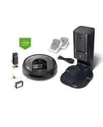 Roomba i7+ Wi-Fi Connected Self-Emptying Robot Vacuum - Black