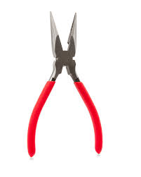 Plier Long Nose 6 Red Dippin