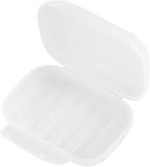 Soap Dish -Clear 2Pc