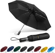 Umbrella 45" Automatic Folded Black