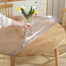 PVC Table Protector 70" Round Clear