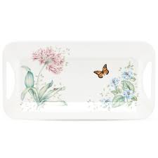 Melamine Handled Tray 17  Spring