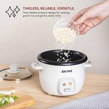 4 Cup Pot Style Rice Cooker - White