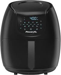 PowerXL 5qt Push Button Air Fryer - Black