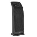 Brentwood Ceramic Oscillating Tower Space Heater Black