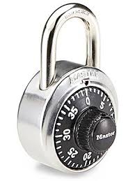 Padlock Combination 1 3/4" Asst Colors