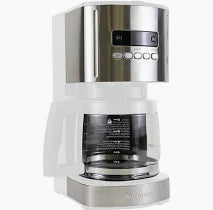 12 Cup Aroma Control Programmable Coffee Maker - White/Stainless